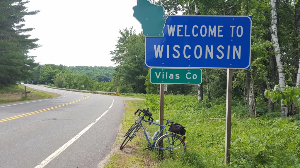 HWY 17 Crossing into Vilas County near Smokey Lake