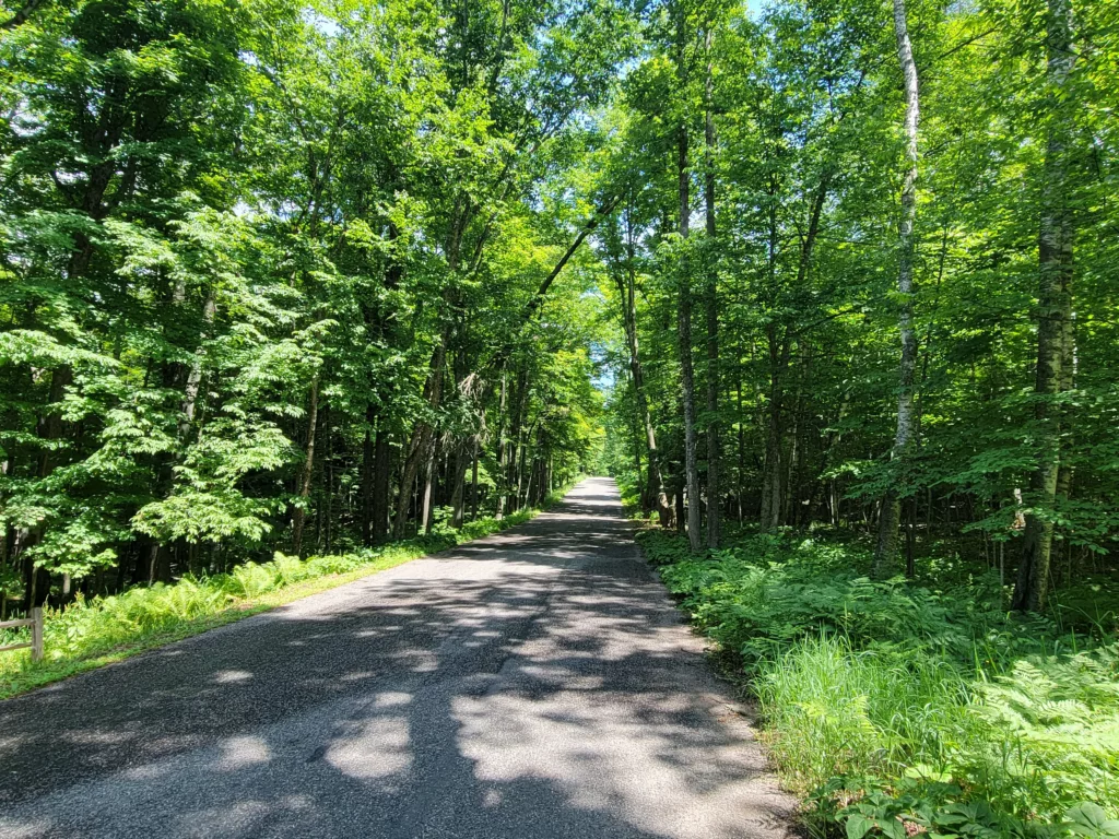 Cycling down Kalla Walla Trail off 424.