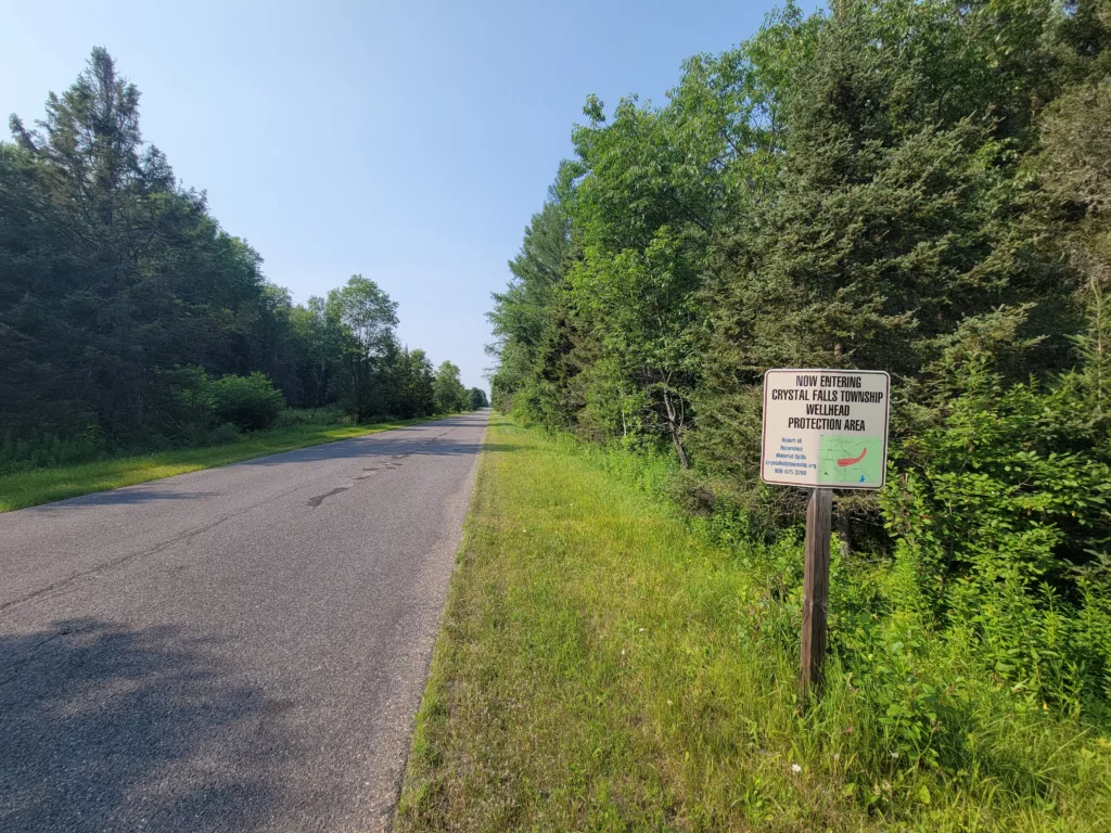 On Old HWY 141 south of Amasa
