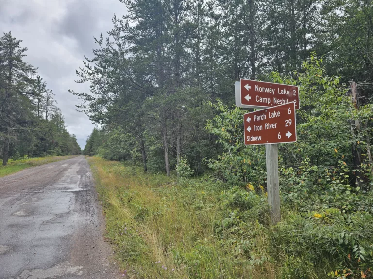 North of Iron River near Norway Lake in the Ottowa National Forest