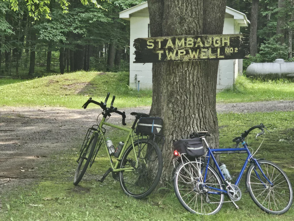 Located on Pentoga Trail across from Pentoga Park and Campground.