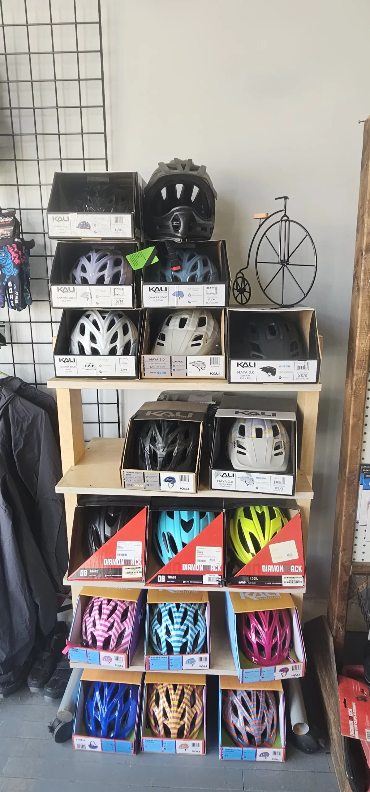 Helmets by KALI for cycling in Iron River Michigan